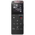 Диктофон цифровой Sony ICD-UX560, 4Gb, MP3/AAC/WMA/LPCM, LCD, USB, MicroSD, Li-Ion, Black