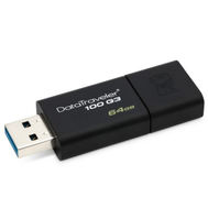 USB Флеш 64GB Kingston DT100G3/64GB черный