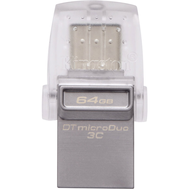 USB Флеш 64GB Kingston OTG DTDUO3C/64GB металл