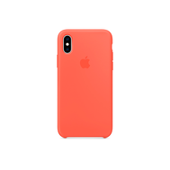 Чехол Apple Silicone Case для iPhone XS, спелый нектарин