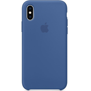 Чехол Apple для iPhone XS, силикон, голландский синий