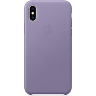 Чехол Apple для iPhone XS, кожа, лиловый