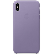 Чехол Apple для iPhone XS Max, кожа, лиловый