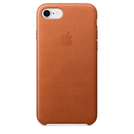 Чехол Apple Leather Case для iPhone 8/7 золотисто-коричневый