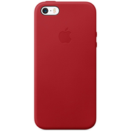Чехол Apple Leather Case для iPhone SE RED