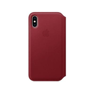 Чехол Apple Leather Folio для iPhone XS, RED