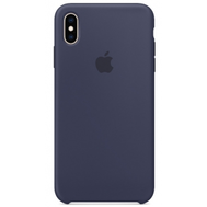 Чехол Apple Silicone Case для iPhone XS Max, тёмно-синий