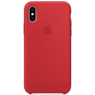 Чехол Apple Silicone Case для iPhone XS, RED