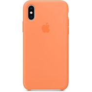 Чехол Apple для iPhone XS, силикон, свежая папайя