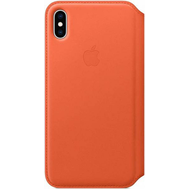 Чехол Apple Folio для iPhone XS Max, кожа, тёплый закат