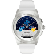 Смарт-часы MyKronoz ZeTime Original Regular hybrid Silver white silicone band