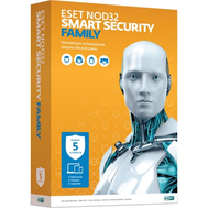Антивирус ESET NOD32 Smart Security Family – универсальная лицензия на 1 год на 5 устройств NOD32-ESM-NS(BOX)-1-5