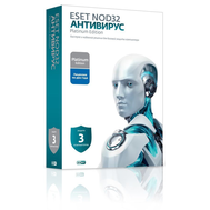 Антивирус ESET NOD32 Антивирус Platinum Edition - лицензия на 2 года на 3ПК NOD32-ENA-NS(BOX)-2-1