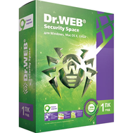 Антивирус Dr.Web Security Space подписка на 1 год на 1 ПК