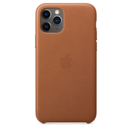 Чехол Apple iPhone 11 Pro Leather Case Saddle Brown MWYD2