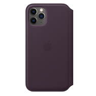 Чехол Apple iPhone 11 Pro Leather Folio Aubergine MX072