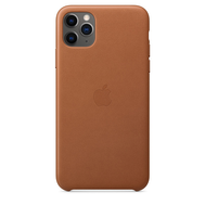 Чехол Apple iPhone 11 Pro Max Leather Case Saddle Brown MX0D2