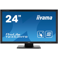 Монитор 23.6'' Iiyama T2453MTS-B1 FHD Touch VA, VGA, DVI, HDMI, Black