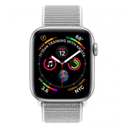 Смарт-часы Apple Watch Series 4 GPS, 44mm Silver Aluminium Case with Seashell Sport Loop MU6C2GK/A