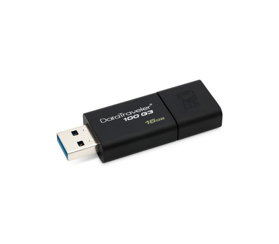 USB-накопитель Kingston DT100G3 16GB черный