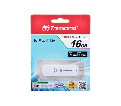 USB Флеш Transcend TS16GJF730 16Gb белый