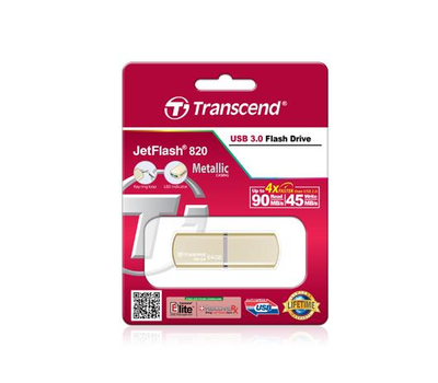 USB Флеш Transcend TS16GJF820G 16GB золото