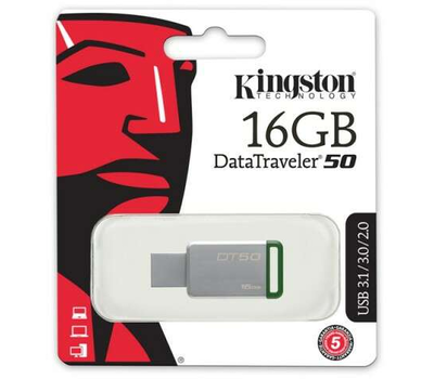 USB Флеш Kingston DT50 16GB металл