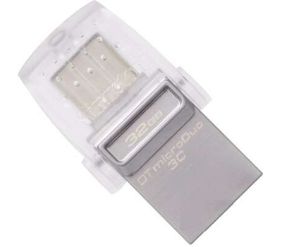 USB накопитель Kingston OTG DTDUO3C 32GB металлUSB накопитель Kingston OTG DTDUO3C 32GB металл