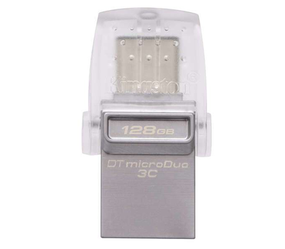 USB флеш-накопитель Kingston OTG DTDUO3C 128GB металл