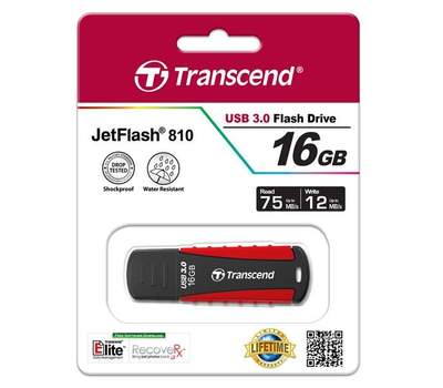 USB Флеш Transcend TS16GJF810 16GB черный