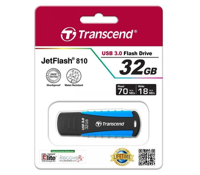 USB Флеш 32GB Transcend TS32GJF810 синий
