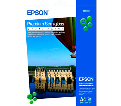 Фотобумага Epson C13S041332 Premium Semigloss Photo Paper A4