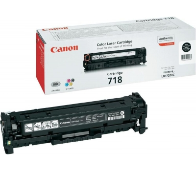 Картридж Canon 718Bk Лазерный черный