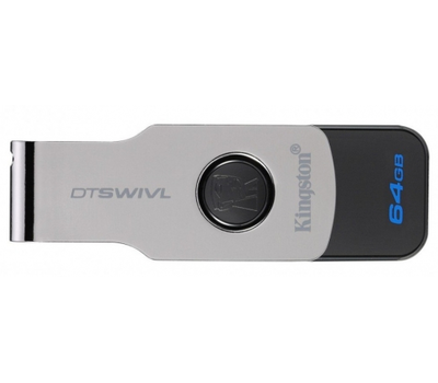 USB Флеш 64GB Kingston DTSWIVL/64GB металл
