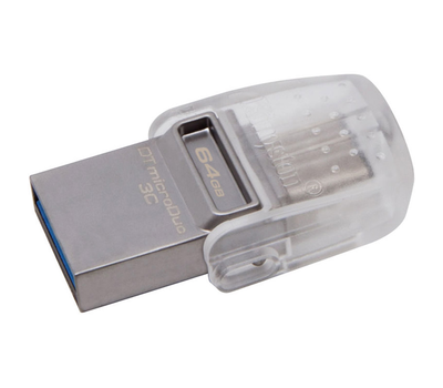 USB Флеш 64GB Kingston OTG DTDUO3C/64GB металл