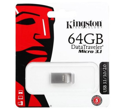 USB Флеш 64GB 3.1 Kingston DTMC3/64GB металл