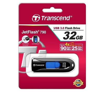 USB Флеш 32GB Transcend TS32GJF790K черный