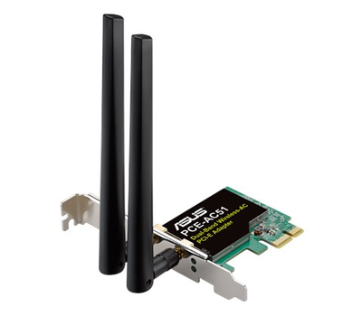 Сетевой адаптер Asus PCE-AC51 Wireless AC750 802.11ac Dual-band PCI-E card