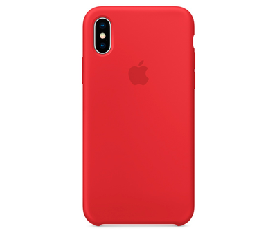 Чехол Apple Silicone Case для iPhone X RED