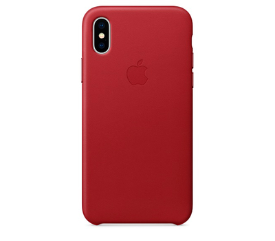 Чехол для iPhone Apple iPhone X Leather Case RED