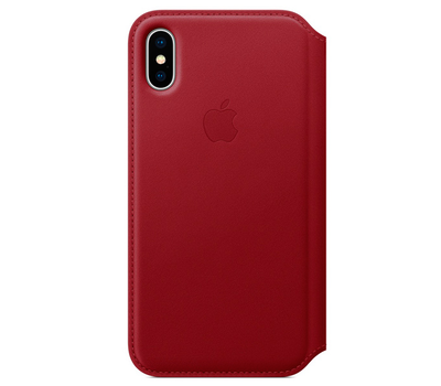 Чехол для iPhone Apple iPhone X Leather Folio RED
