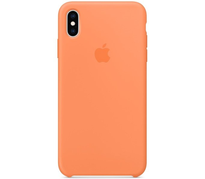 Чехол Apple для iPhone XS Max, силикон, свежая папайя