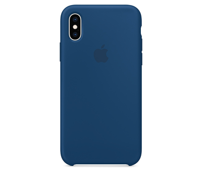 Чехол Apple Silicone Case для iPhone XS, морской горизонт