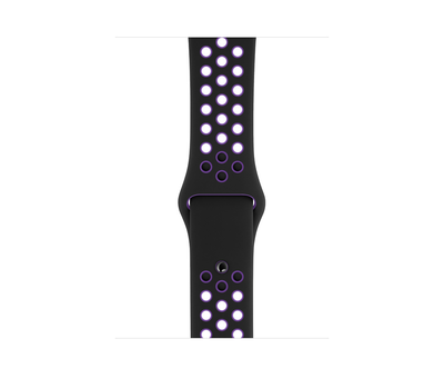 Ремешок Apple Nike Sport Band Black/Hyper Grape для Apple Watch 44mm/42mm