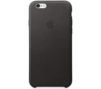Чехол Apple Leather Case для iPhone 6/6s черный