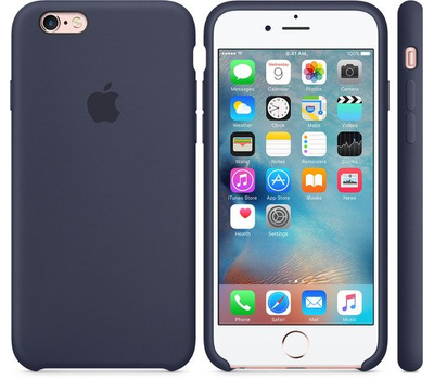 Чехол Apple Silicone Case для iPhone 6/6s темно-синий