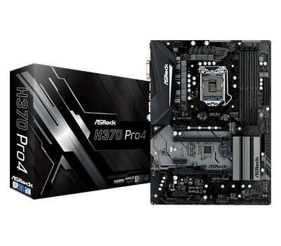 Материнская плата ASRock H370 Pro4, LGA1151