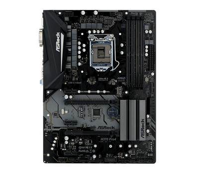 Материнская плата ASRock H370 Pro4, LGA1151