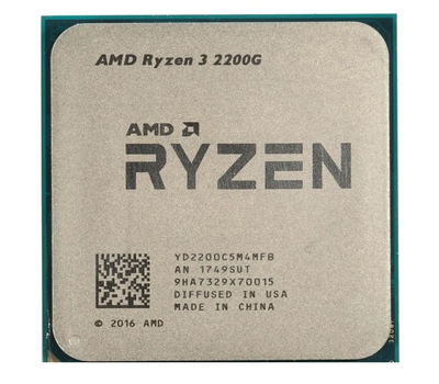 Процессор AMD Ryzen 3-2200G 3500МГц AM4