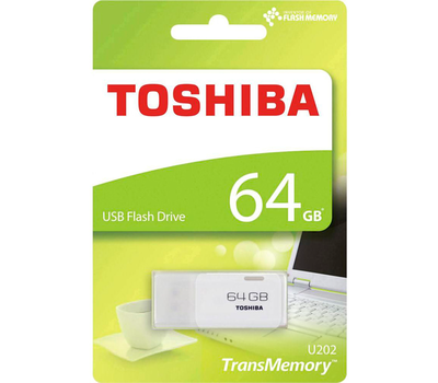USB флеш накопитель Toshiba 64GB Hayabusa White USB 3.0